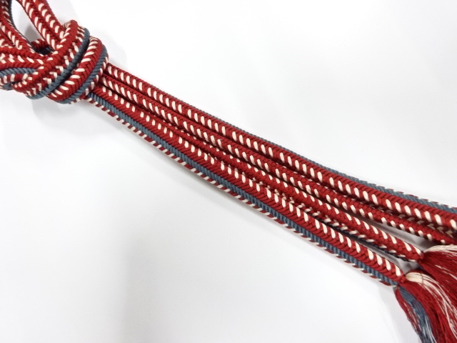 正絹　手組帯締め